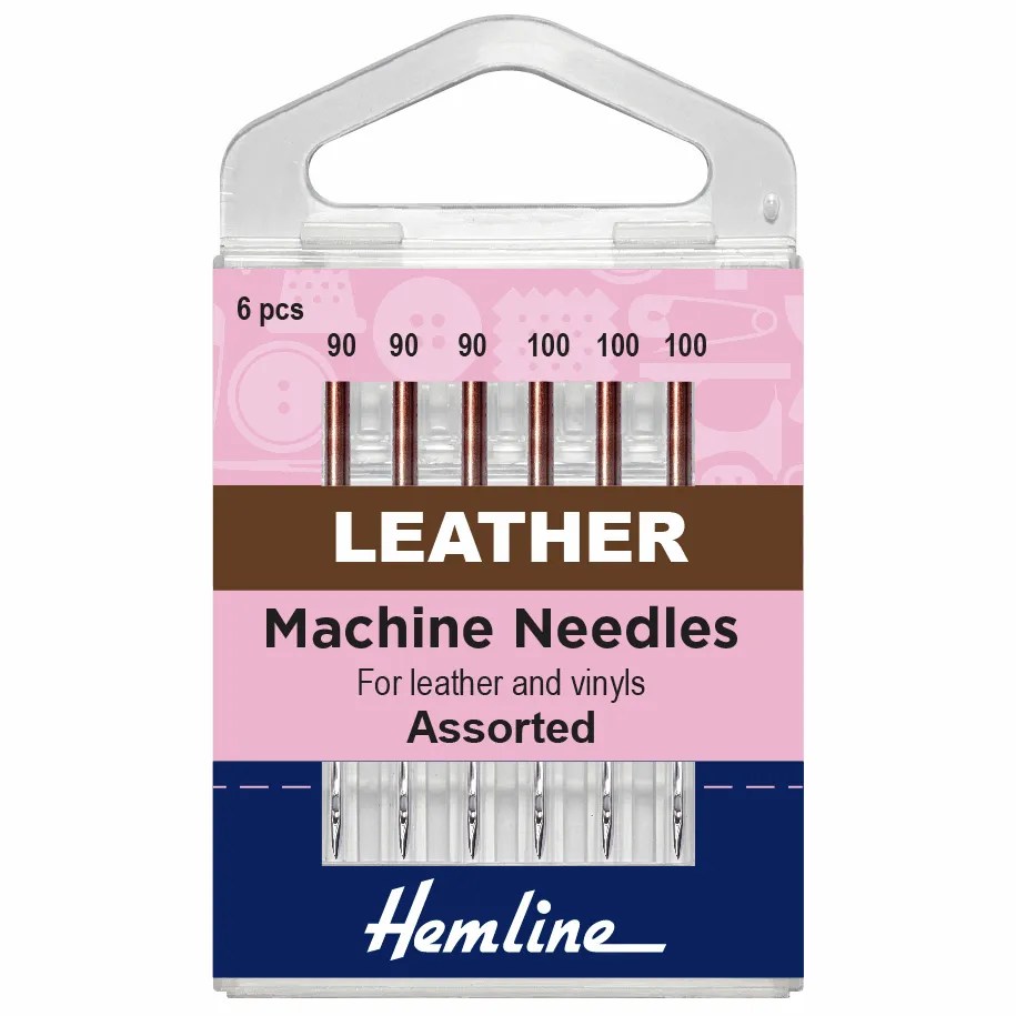 Hemline Assorted Leather Machine Needles Busy Bees Patchwork