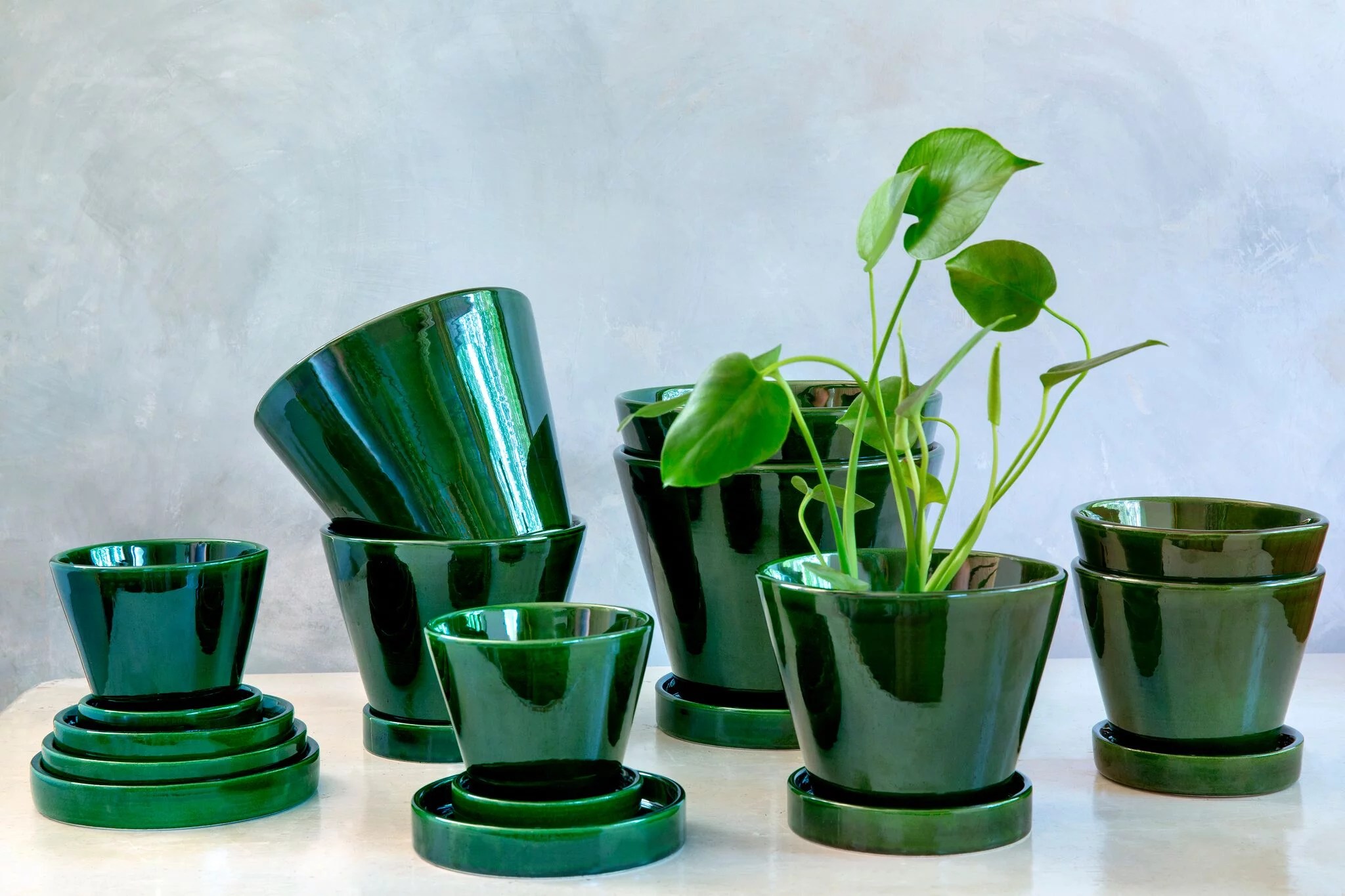 bergs potter grön Bergs Potter Kruka M.fat Julie Grön - Butik Victoria