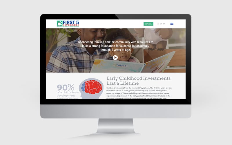 First 5 Riverside Butler Branding