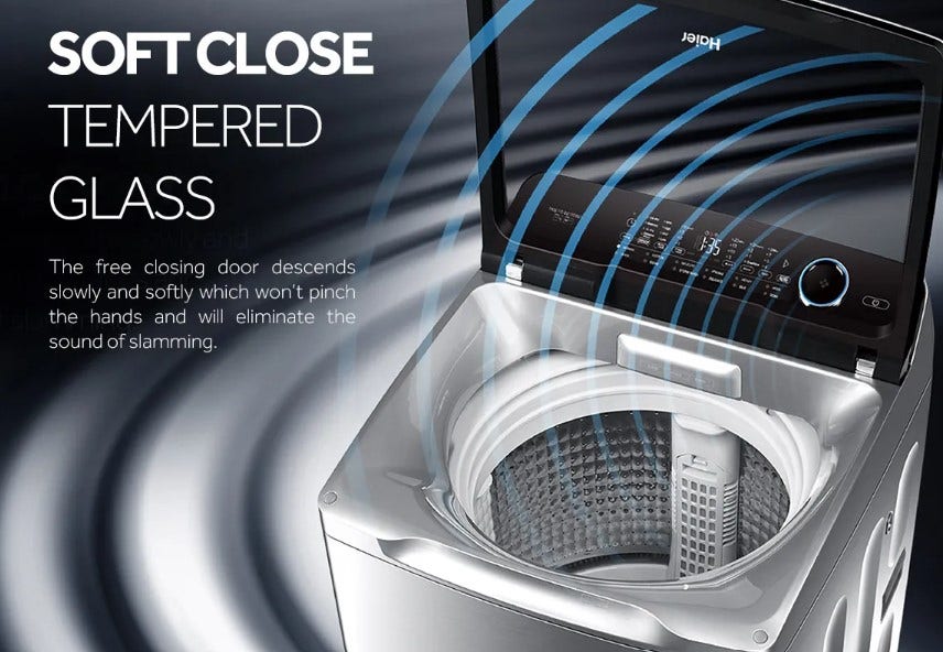 Haier Top Load Washing Machine 10.5 KG Bionic Filter