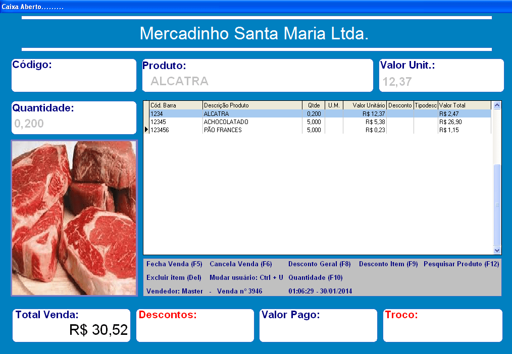 Controle Estoque, Caixa, Clientes Produtos, Vendas Pdv Preço por R37,89