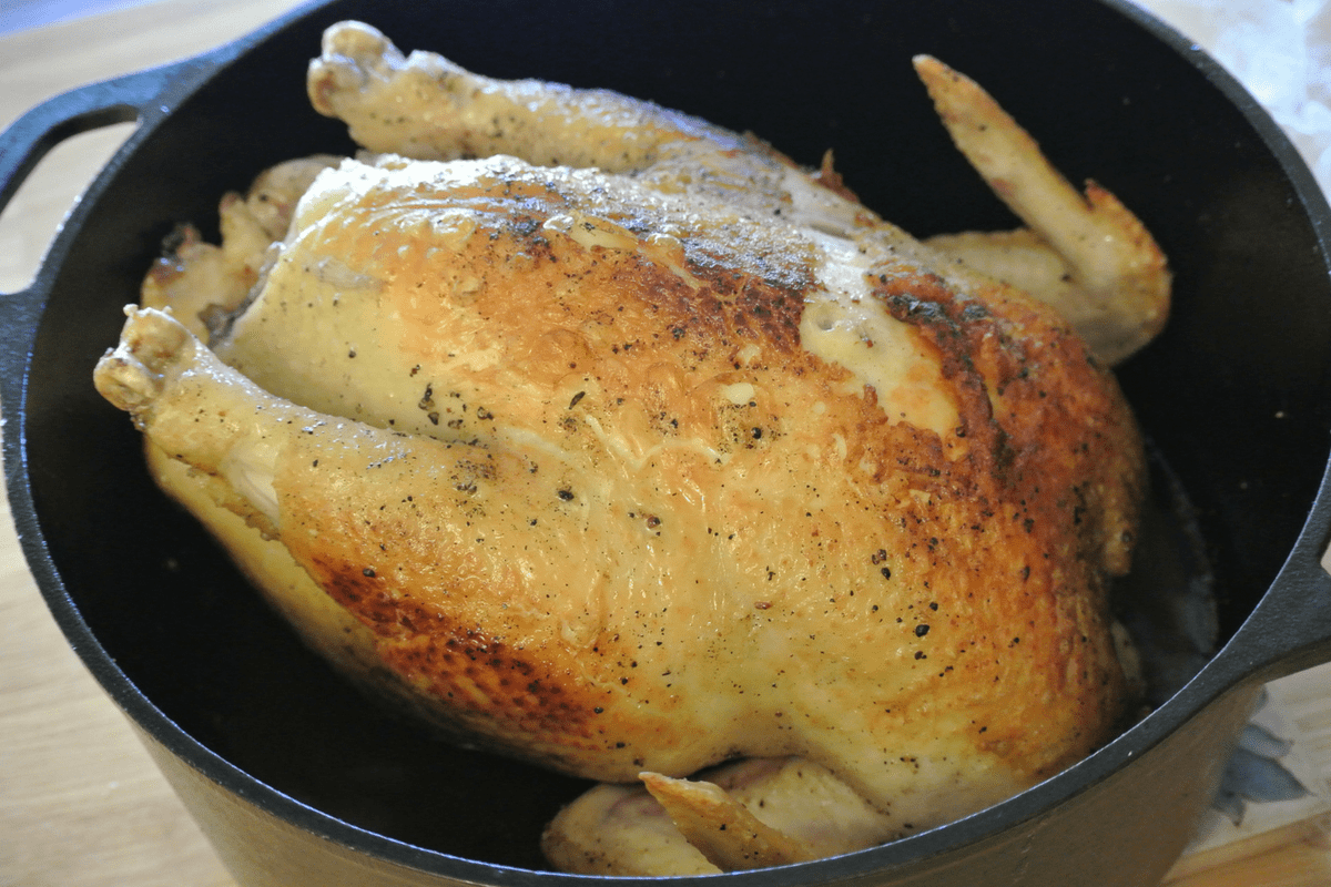 Dutch Oven Whole Stewed Chicken One Pot Cooking • Butter For All