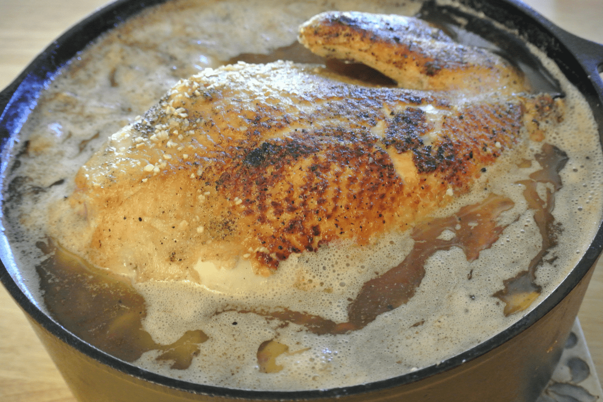 Dutch Oven Whole Stewed Chicken One Pot Cooking • Butter For All
