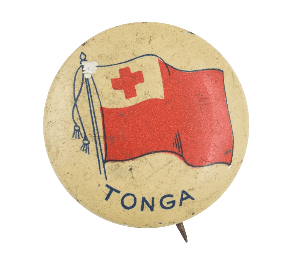 Tonga Flag Busy Beaver Button Museum