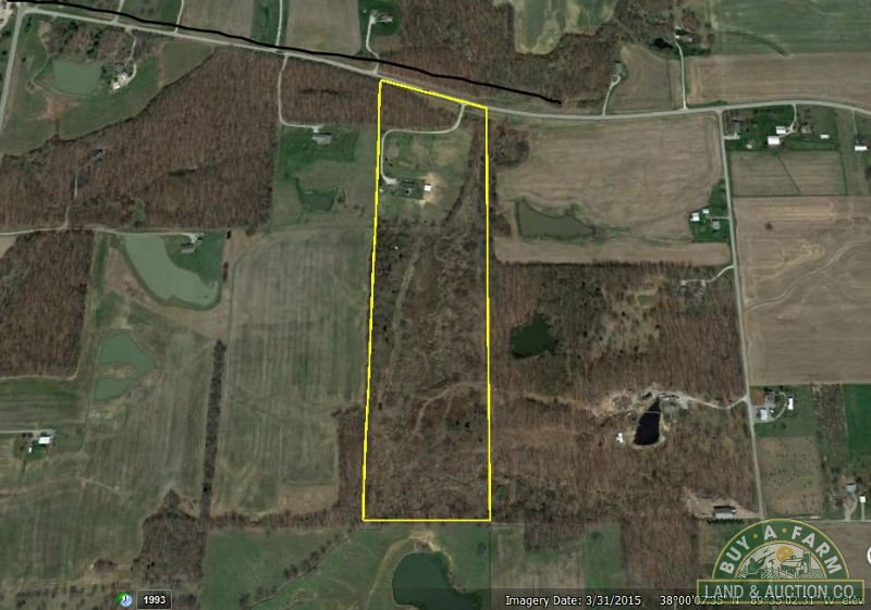 33+ Acres Perry County IL Hunt Property w/Home 1988L Buy A Farm Land