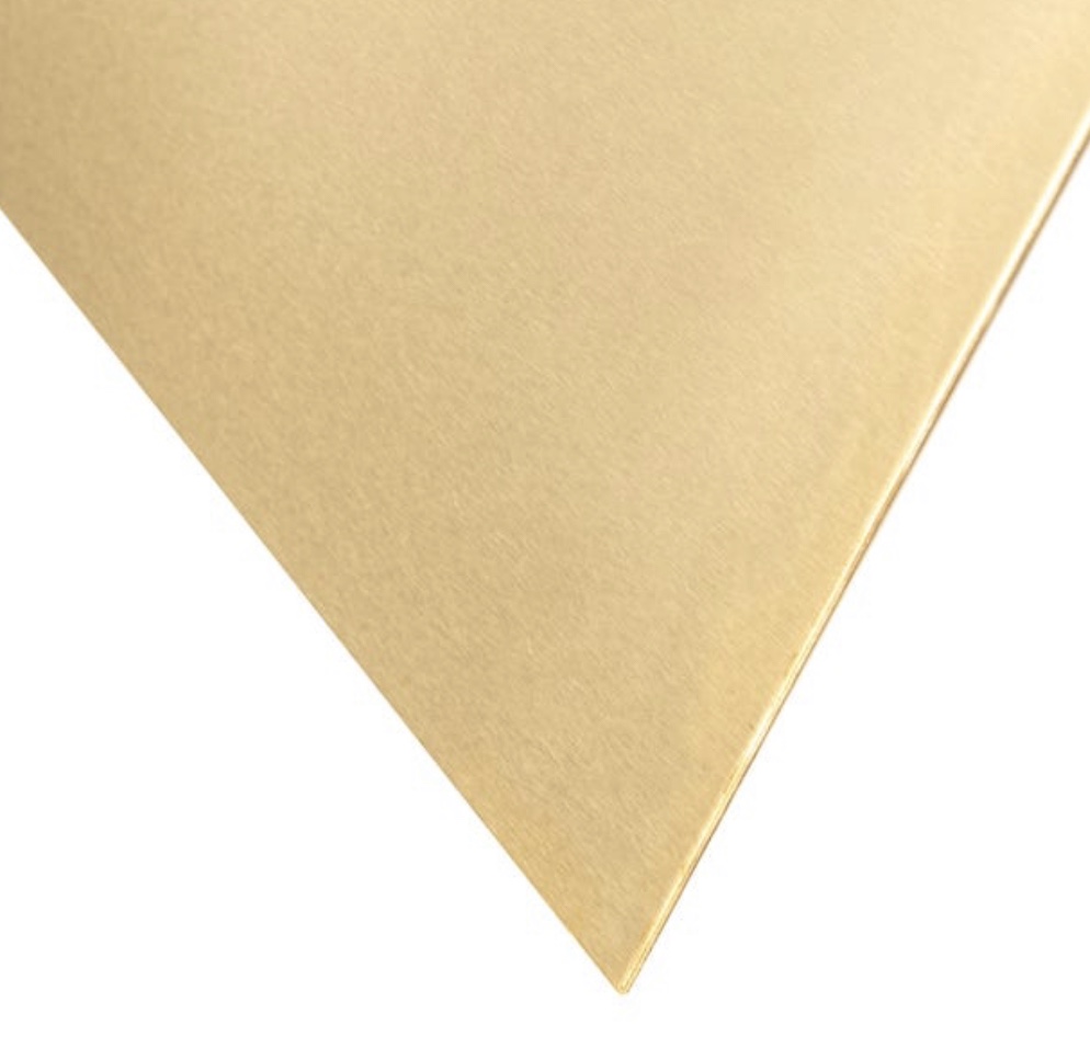 Brushed Brass Sheet · Free Cutting Service · Buy Metal Online