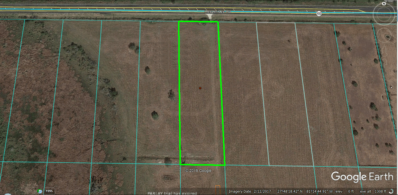 REDUCED! 2.35 Acres on SR 60 w/Driveway! Buy River Ranch Lots