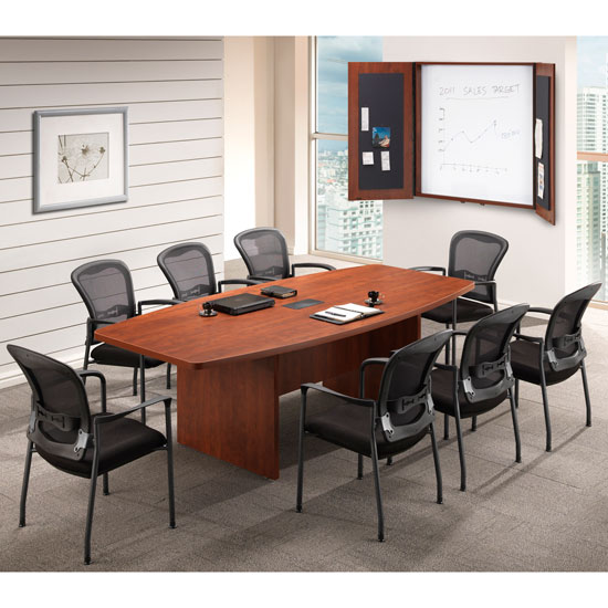 Office Source 8' Boat Shaped Conference Table PL236PL236
