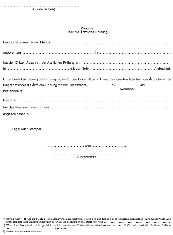 1. ÄApprOÄndV Erste Verordnung zur Änderung der Approbationsordnung für