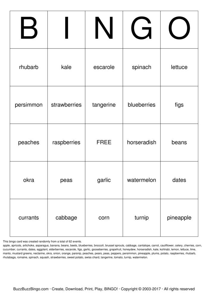 Custom Bingo Cards to Download, Print and Customize!