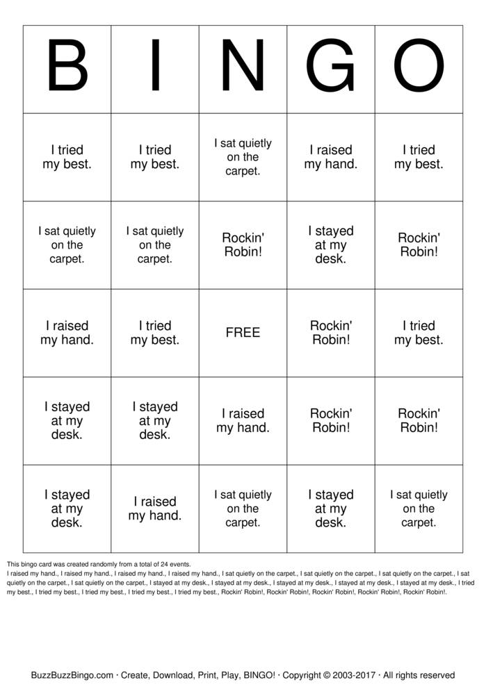 Custom Bingo Cards to Download, Print and Customize!