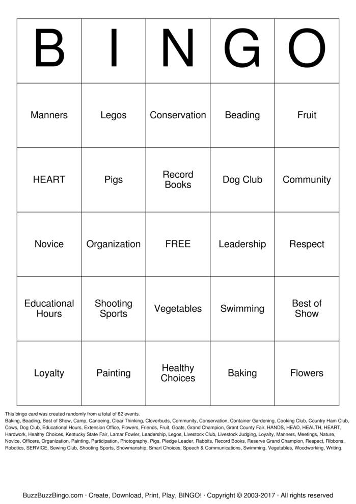 Custom Bingo Cards to Download, Print and Customize!