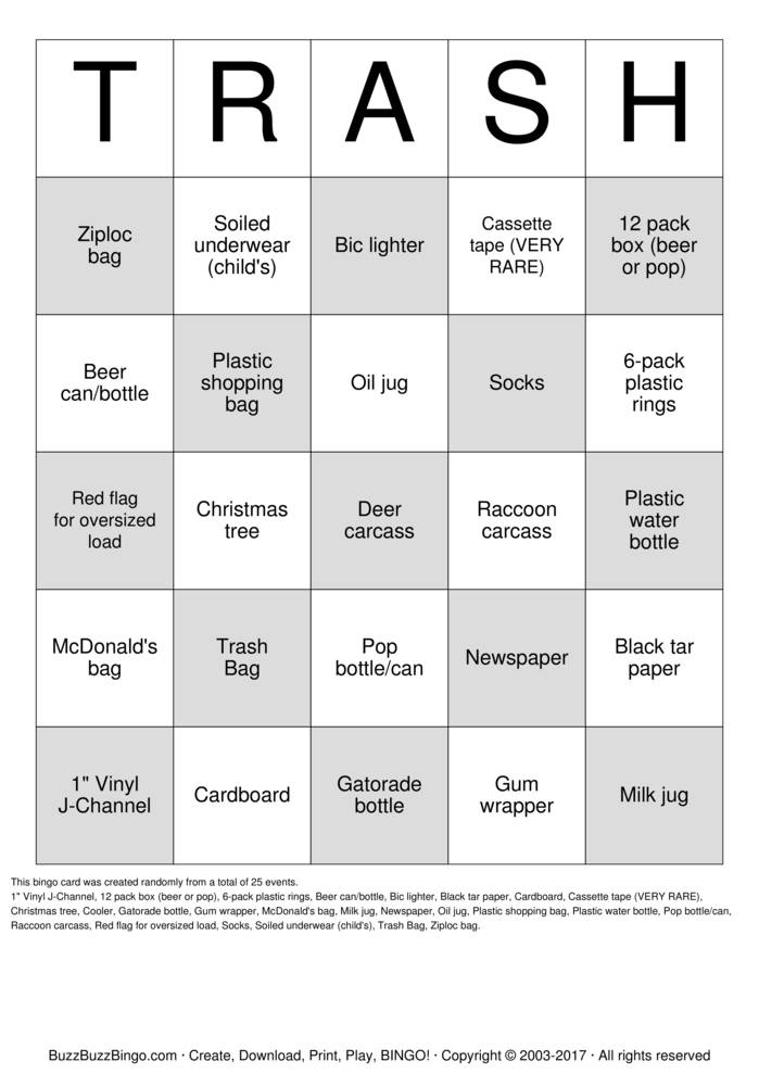 Custom Bingo Cards to Download, Print and Customize!