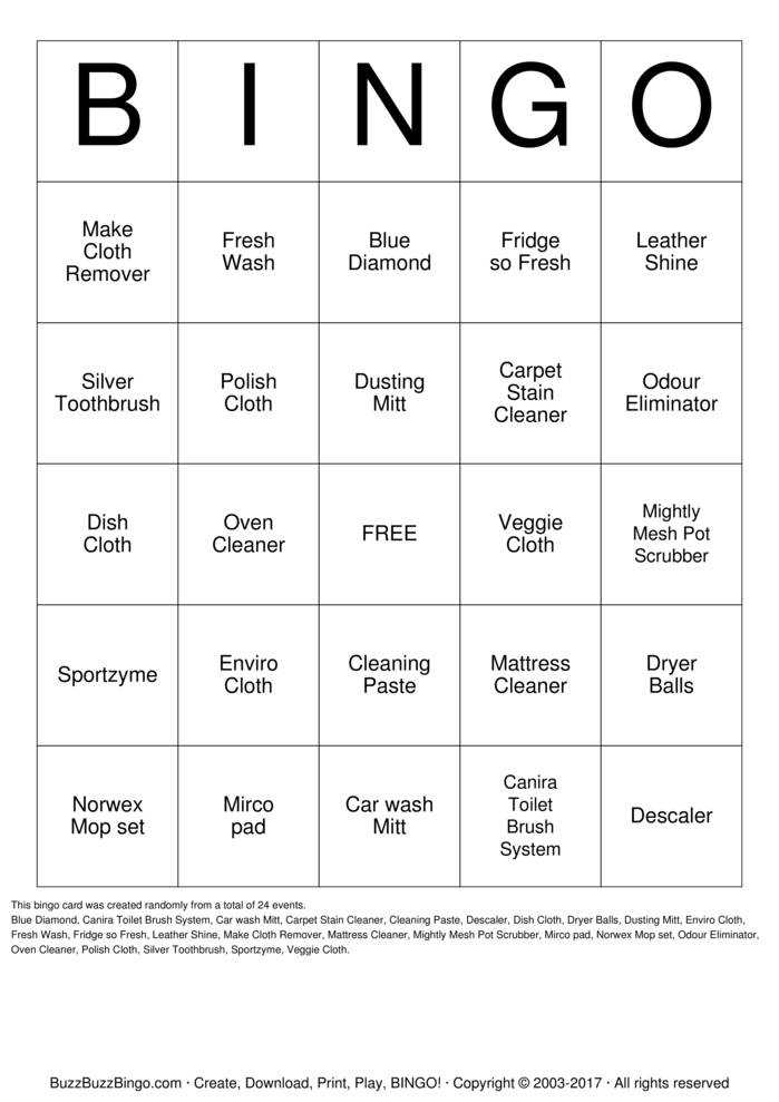 Custom Bingo Cards to Download, Print and Customize!