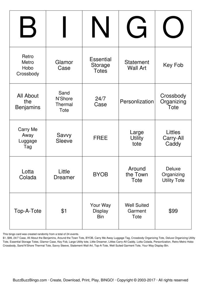 Custom Bingo Cards to Download, Print and Customize!