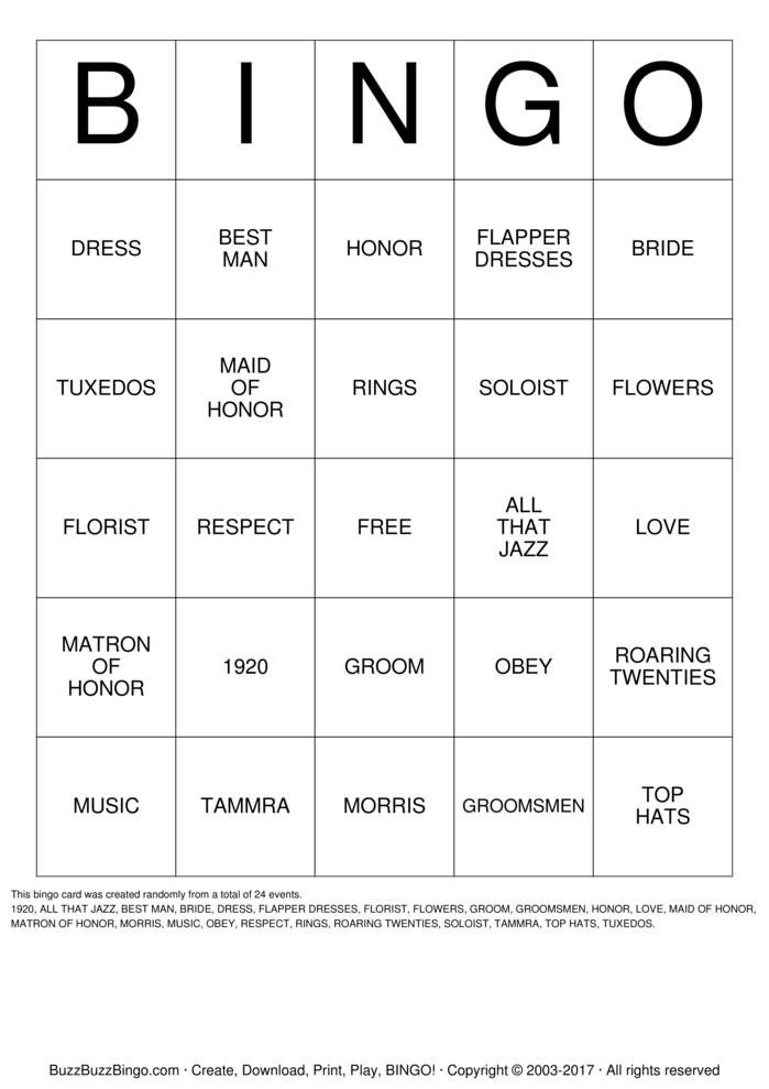 Custom Bingo Cards to Download, Print and Customize!