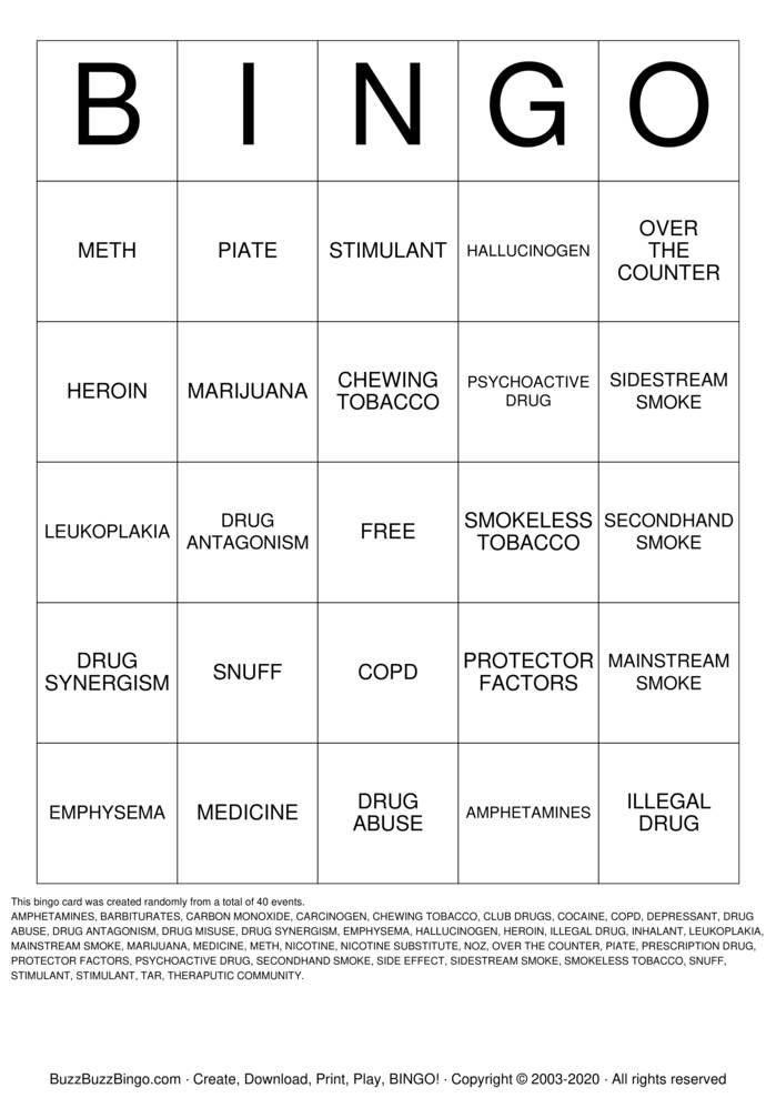 Custom Bingo Cards to Download, Print and Customize!