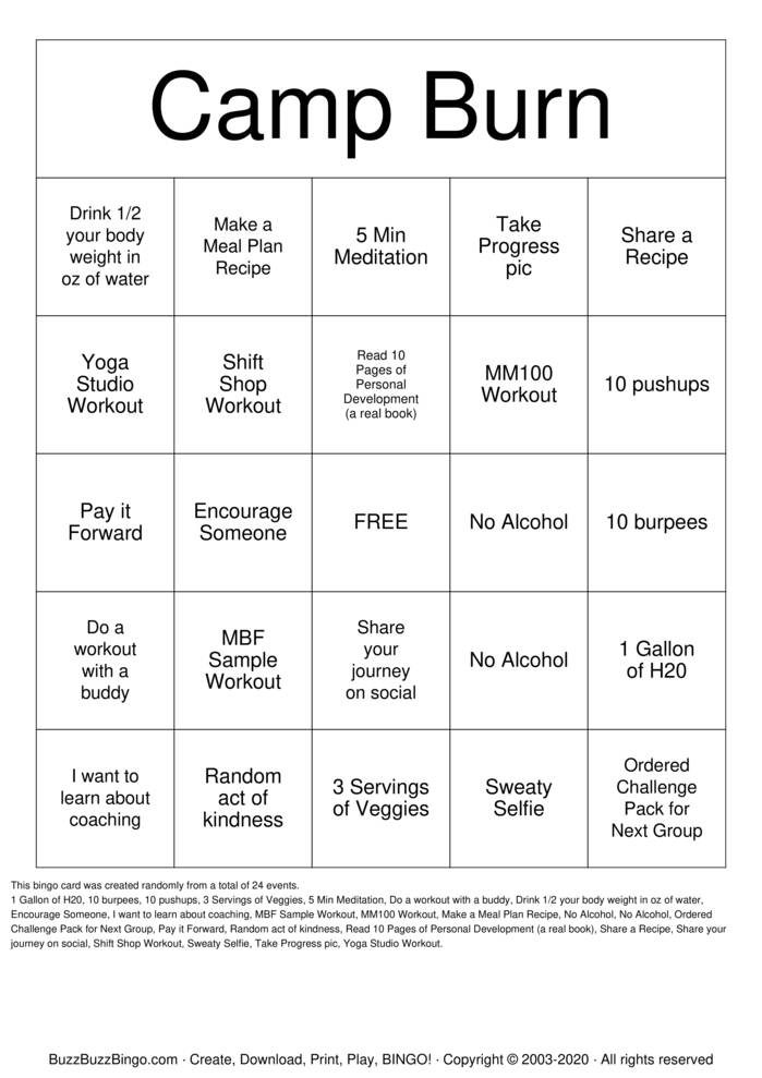 Custom Bingo Cards to Download, Print and Customize!