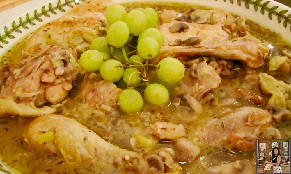 classic chicken veronique