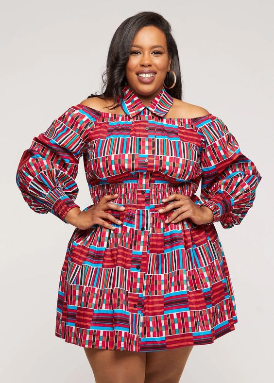 80 Latest Ankara Styles for Plus Size Ladies Gown, Skirt & Blouse