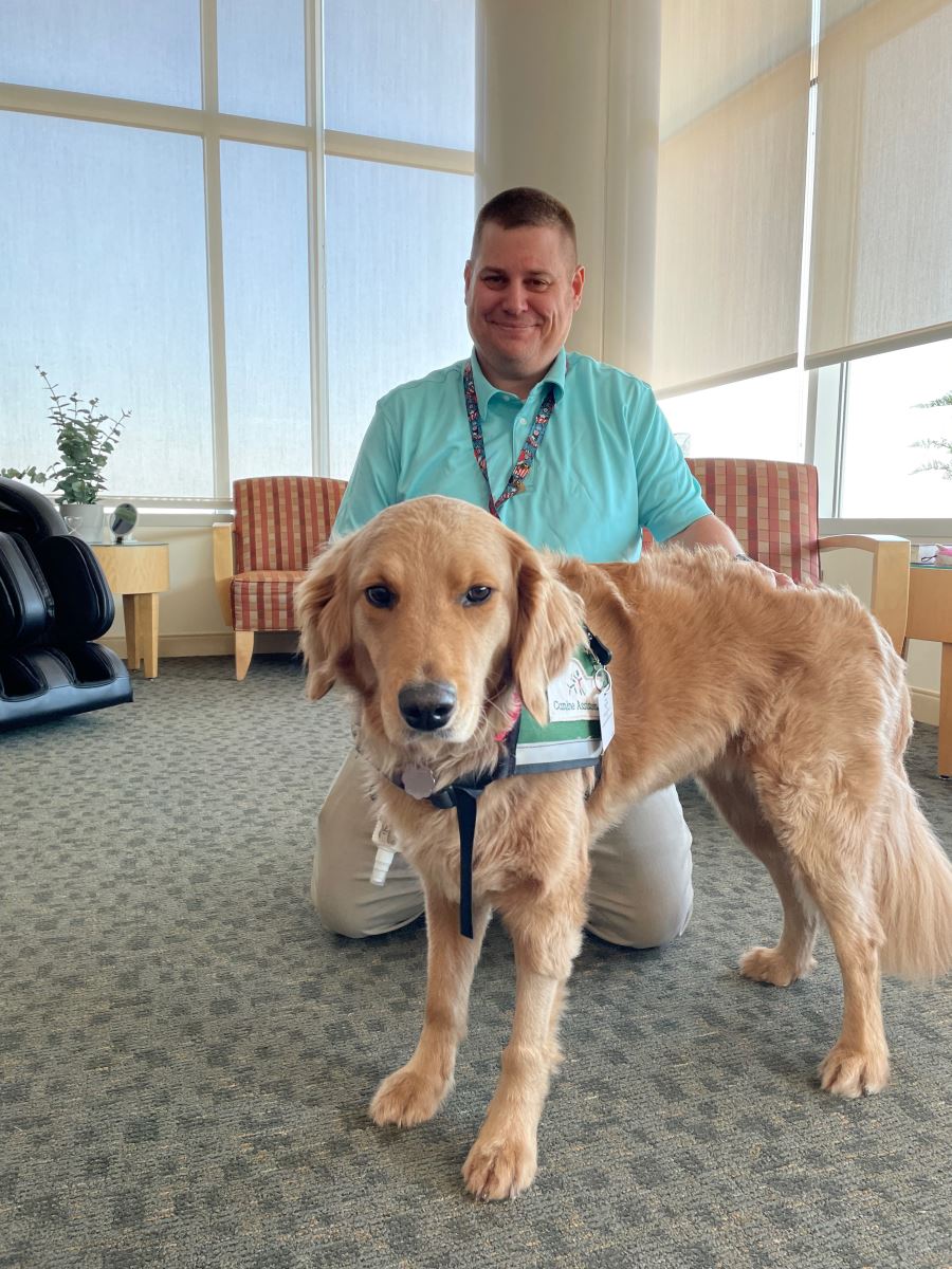 Fourlegged Associate Brings Joy to the Work Day at Blanchard Valley