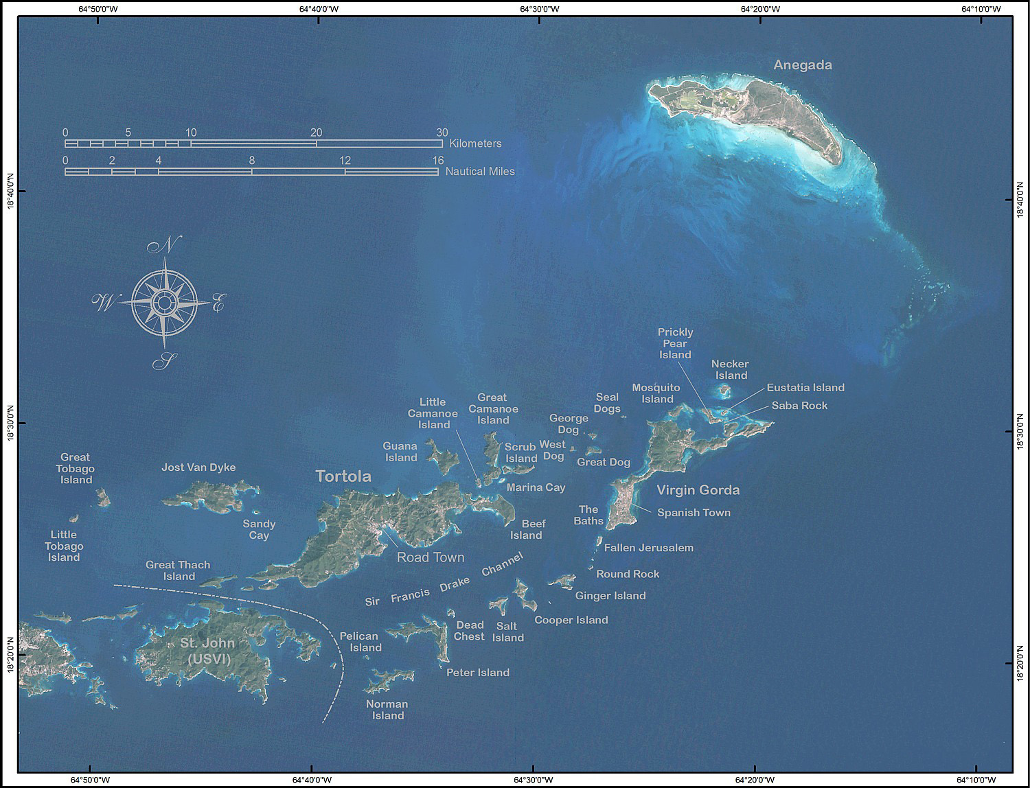 Virgin Islands Maps NPMaps.com just free maps,.
