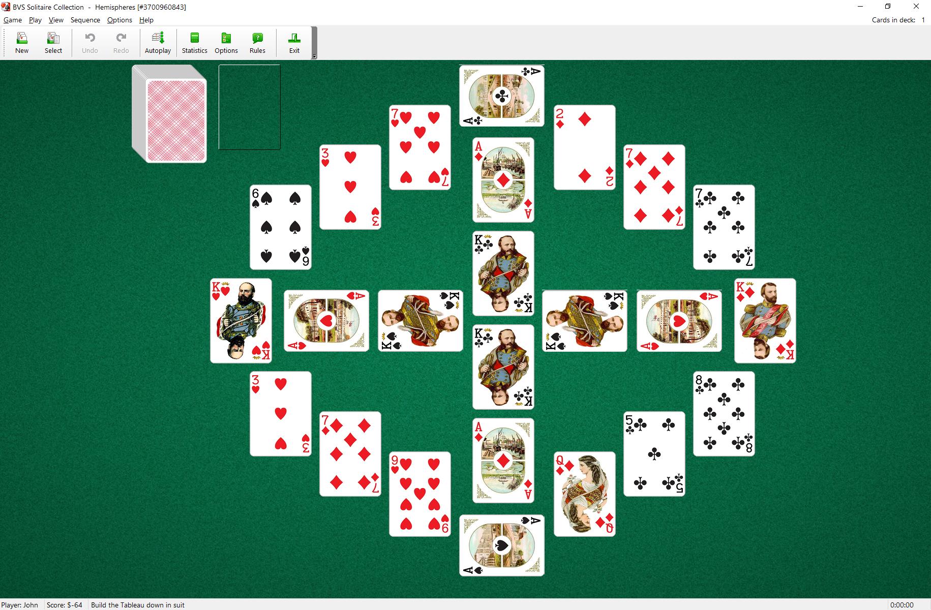Hemispheres Solitaire