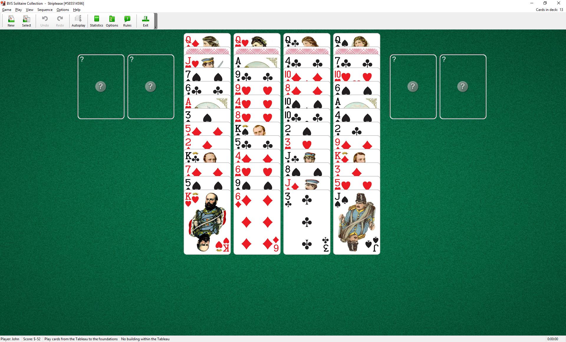 Striptease Solitaire