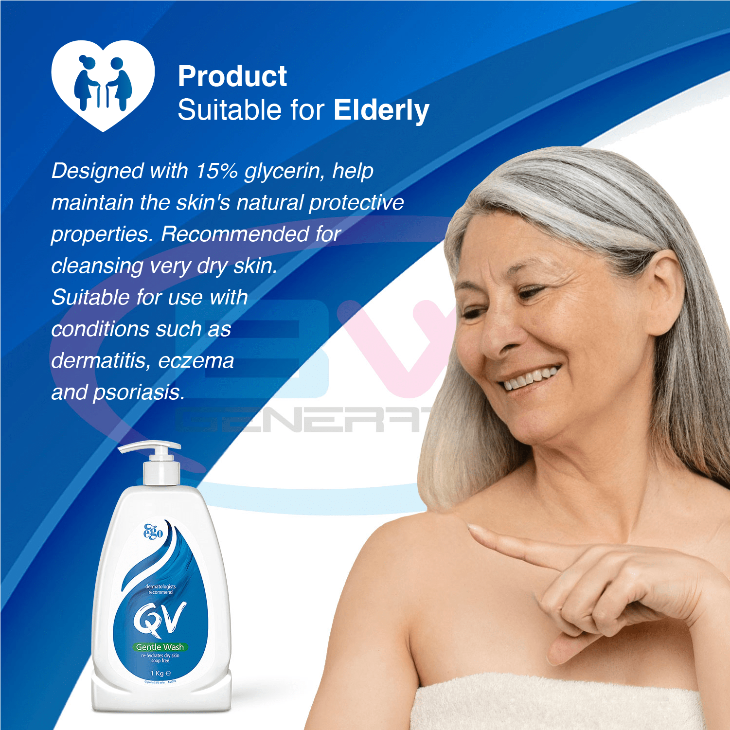 QV Gentle Body Wash (500g & 1kg)