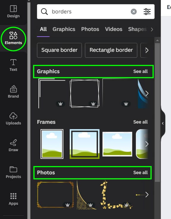How To Add A Border In Canva (To Images, Shapes & Text!)