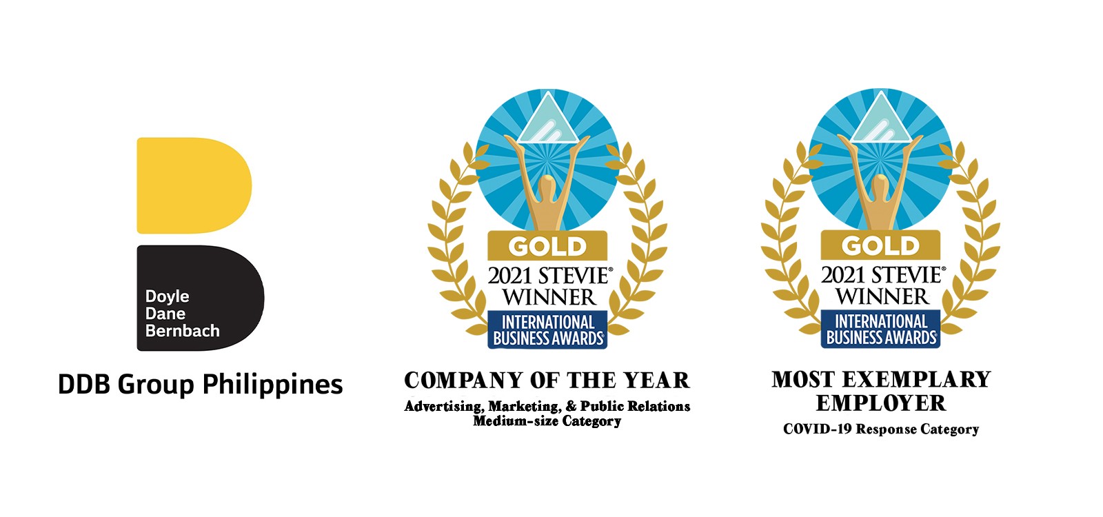 DDB Group wins two gold Stevie Award in 2021 International Business