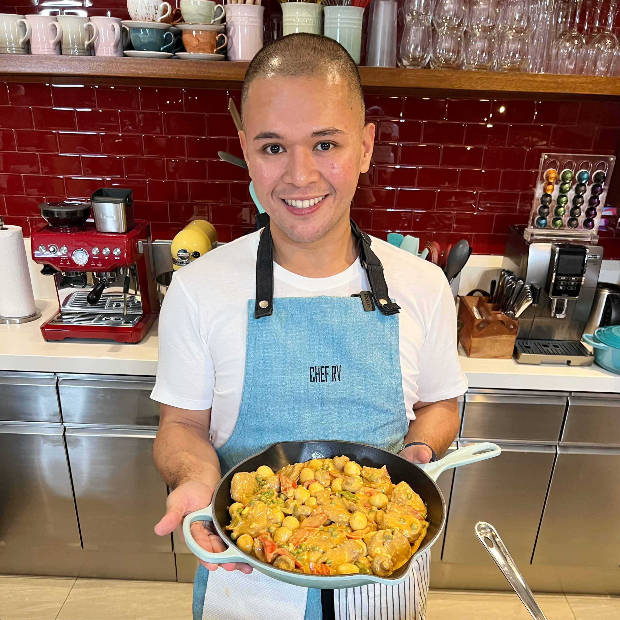 Chef RV’s Cheesy Pork Asado A creamy recipe for the holiday season