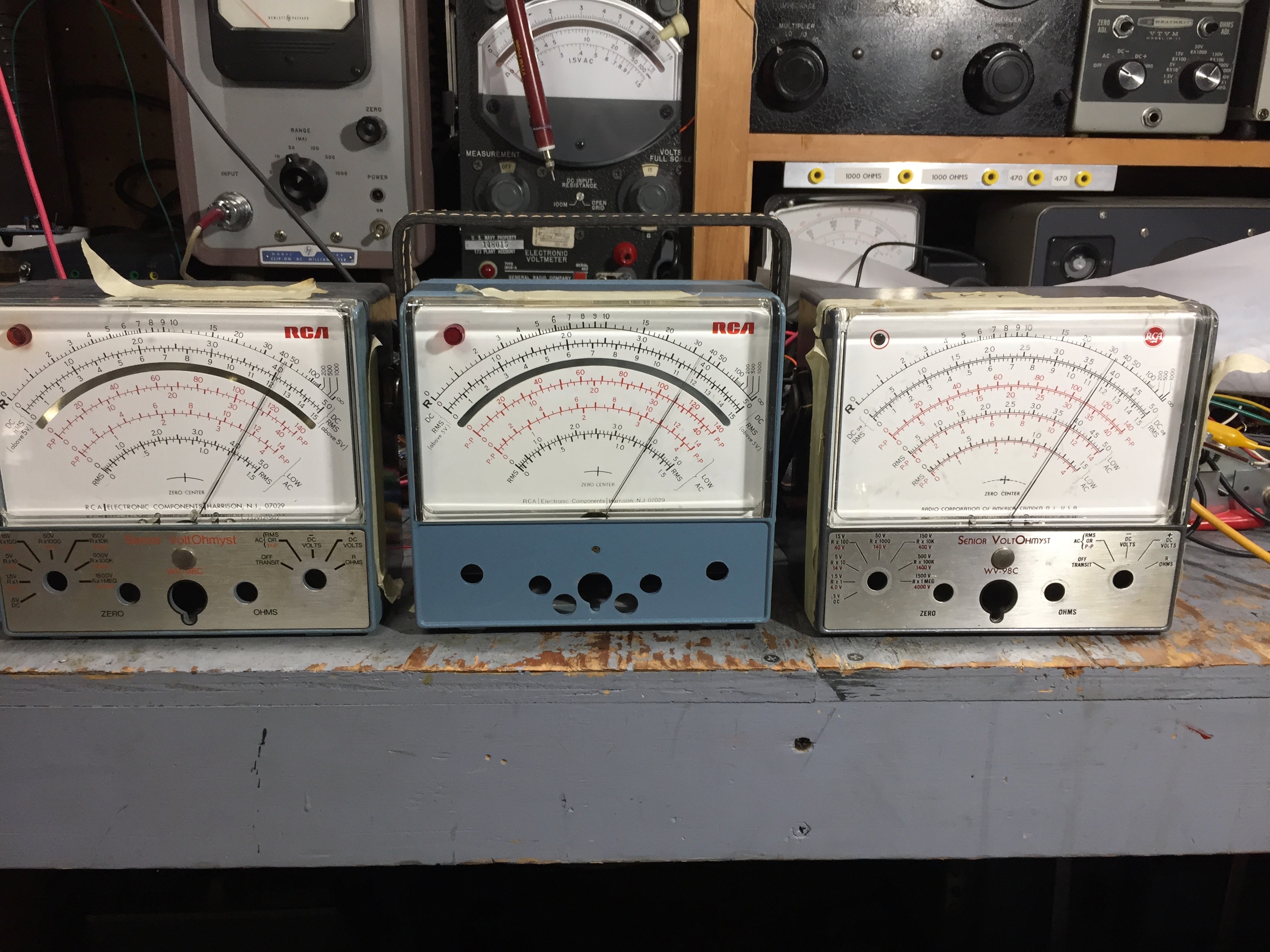 RCA WV98C Senior VoltOhmyst VTVM Restoration Steve's  Junkyard