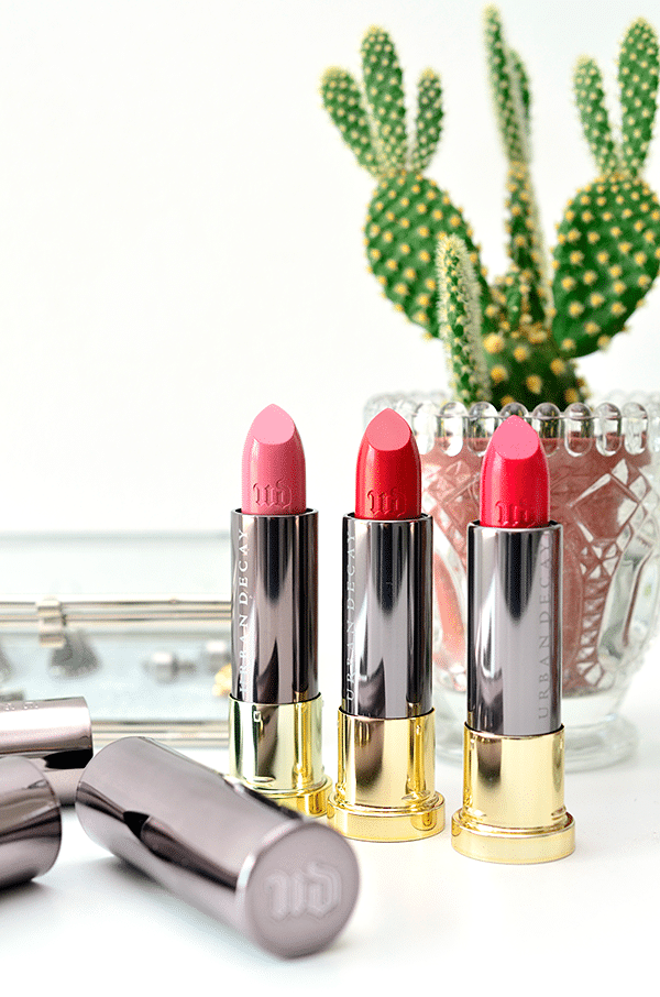 Urban Decay Vice Lipsticks Criminal, Psycho & Temper