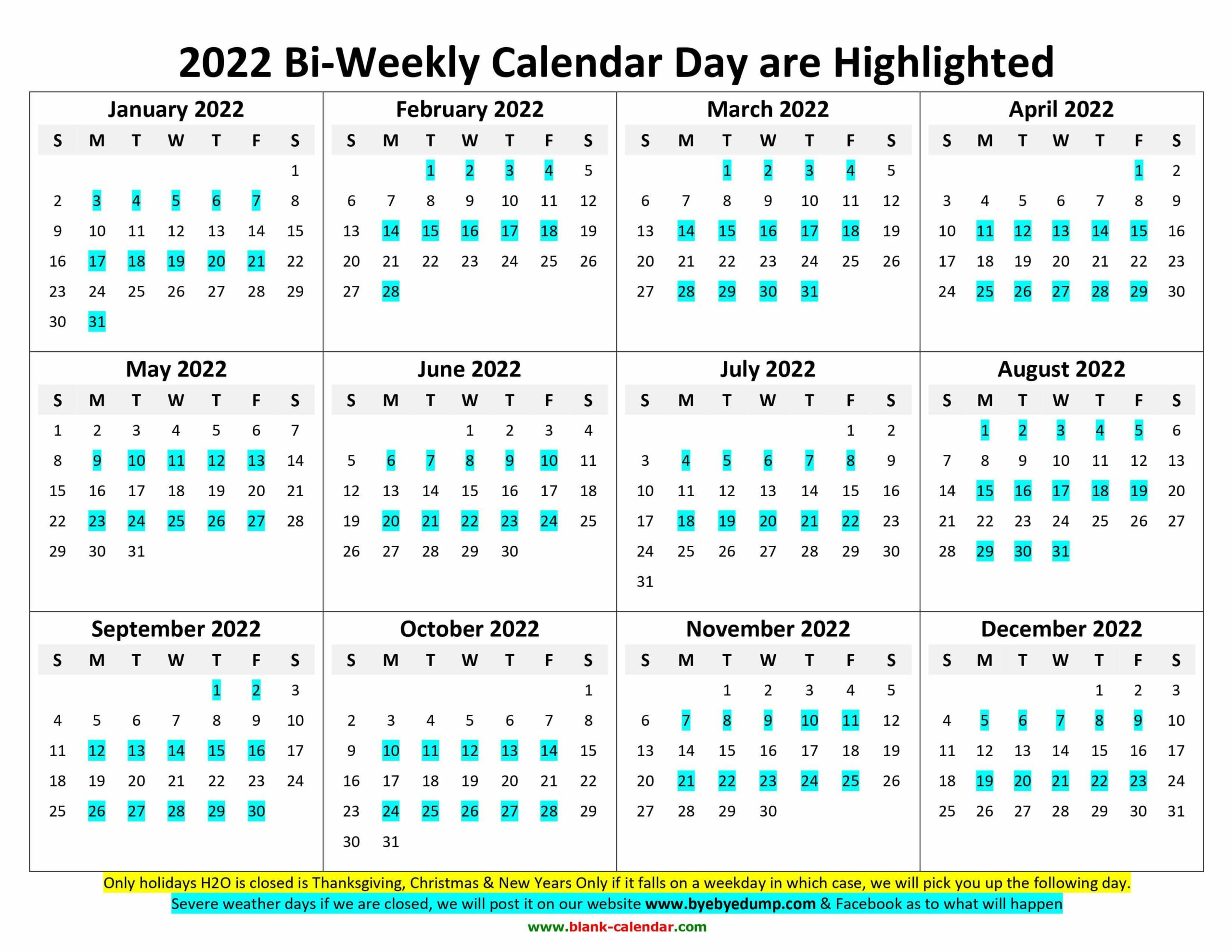El Dorado Disposal Calendar 2024 Home H2O Waste Disposal Services
