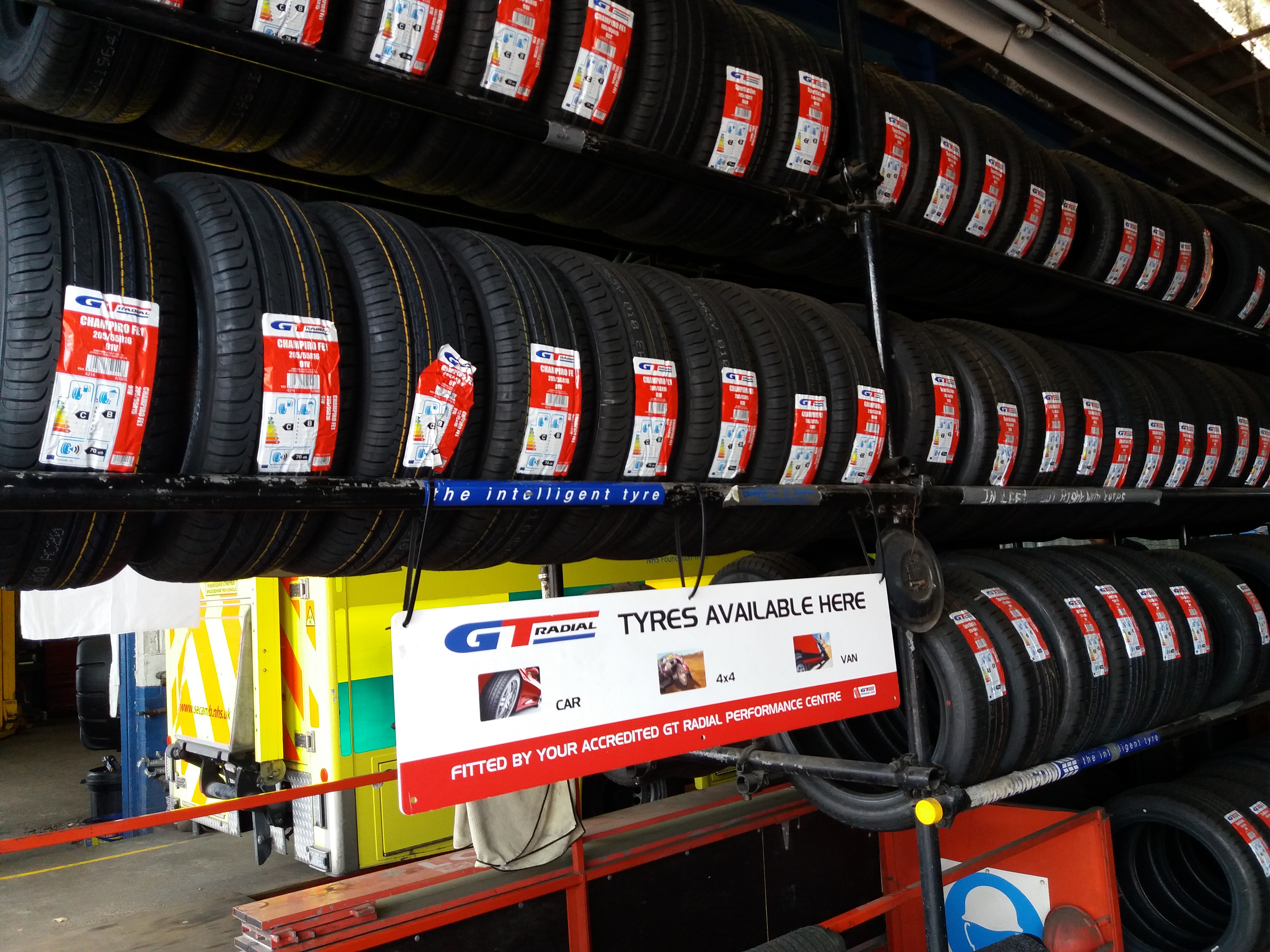 PETER COOPER CAR REPAIRS SAME DAY FITTING GT RADIAL