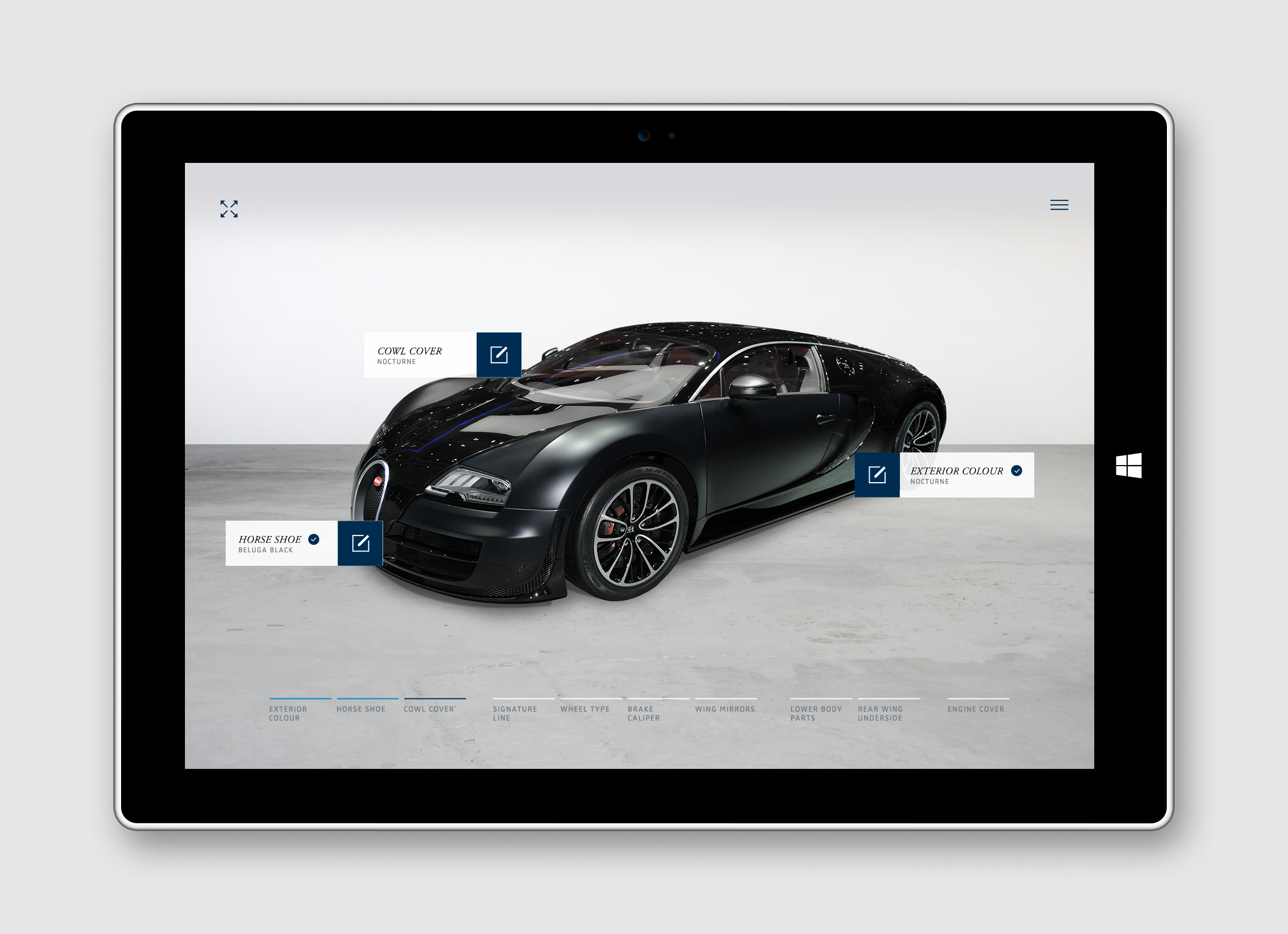 Ткань bugatti 03