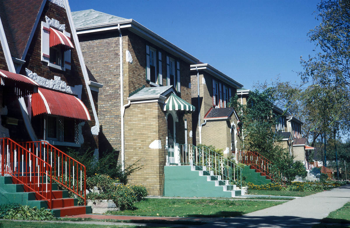 Housing, 4700 block Hamlin Ave S., Chicago 1964 Bygonely