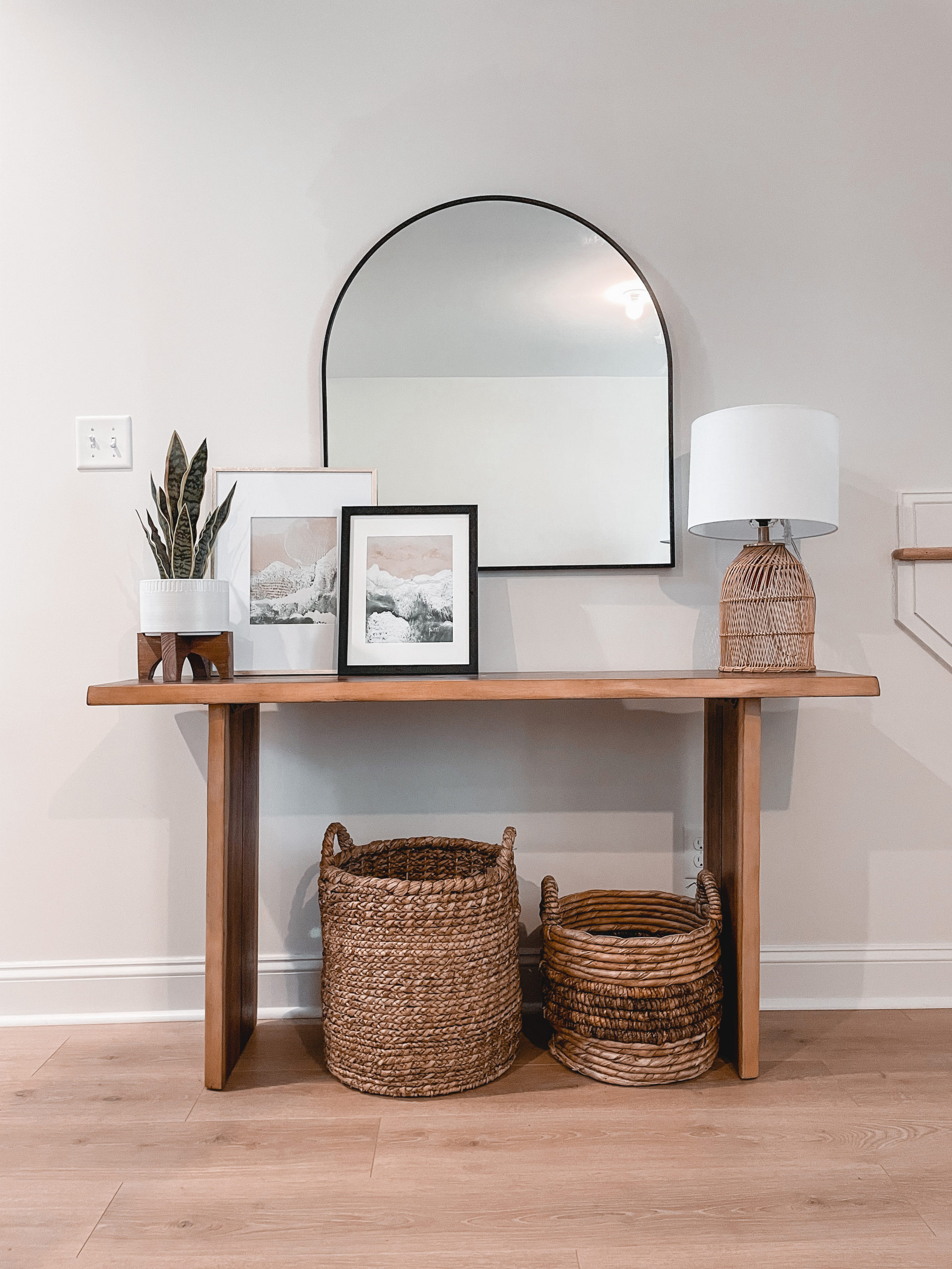 Simple Modern Console Table Decor By Lauren M