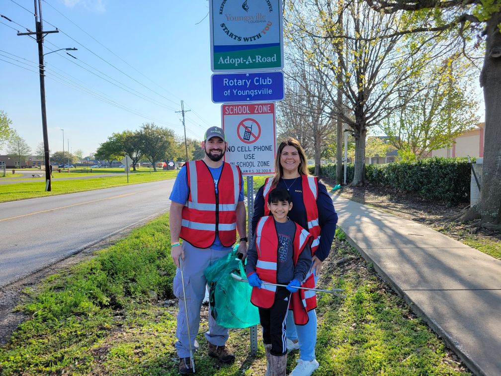 Youngsville Litter Pickup Day Photos Broussard & Youngsville LA Area