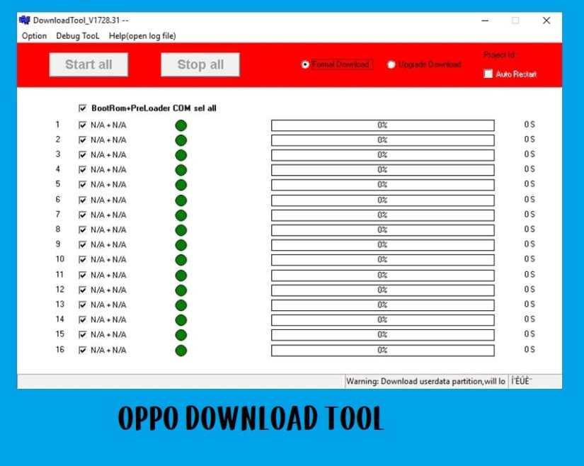 Alat Flash Oppo Membuka Kunci Ponsel Oppo