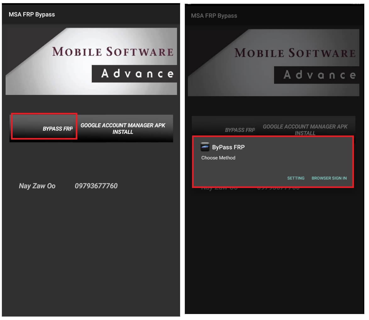 MSA FRP Bypass App MSA FRP Bypass Tool latest Version