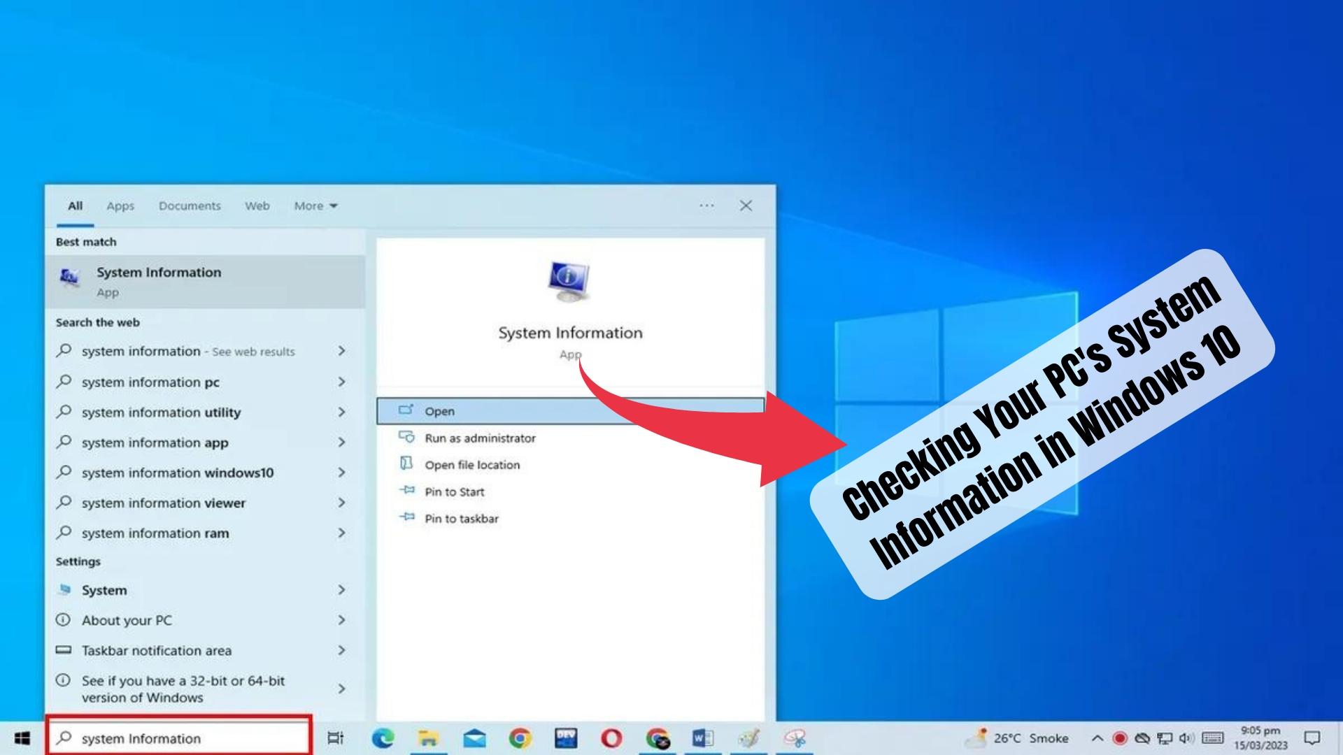 How To Check Your PC's System Information In Windows 10 » BYPASS HACKER