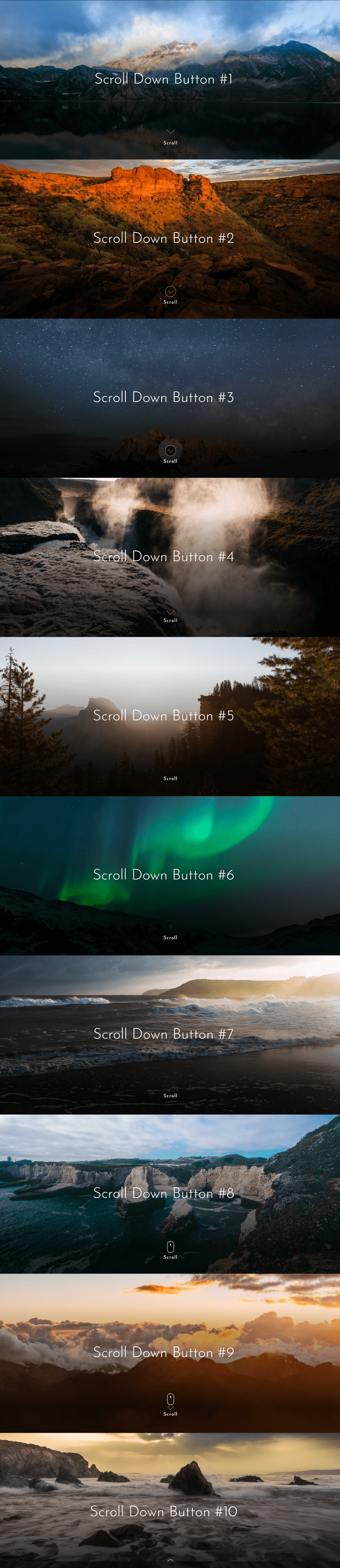 CSS Scroll Down Button Bypeople