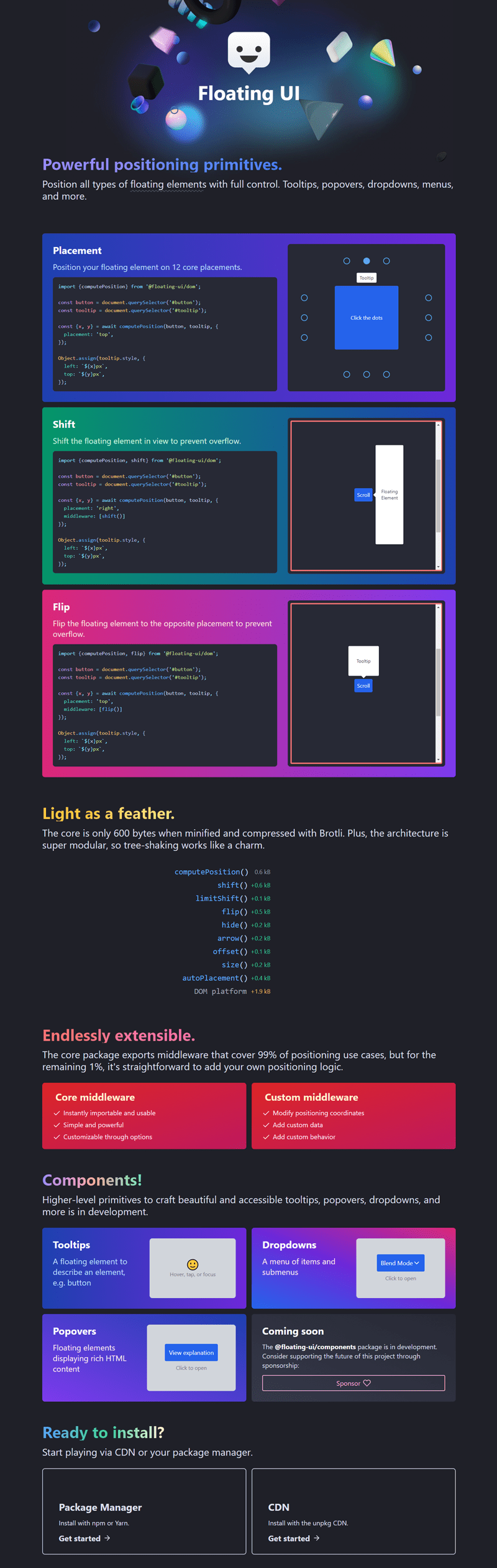 Floating UI JavaScript Positioning Library Bypeople