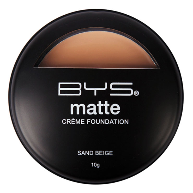 Matte Creme Foundation Sand Beige BYS Cosmetics