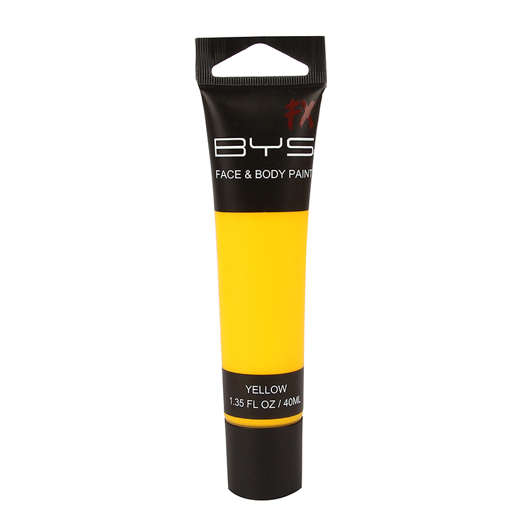 Face & Body Paint Tube in Yellow BYS Cosmetics