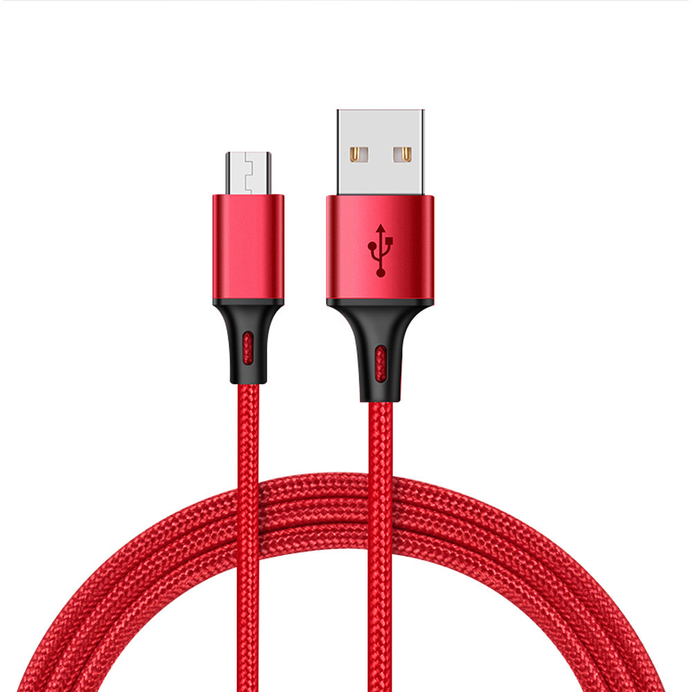 2.4A Braided Micro USB Cable For Mobile Phone (100cm) ByteCable