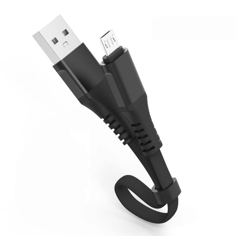 2.4A Flat & Short Micro USB Cable (30cm) - ByteCable