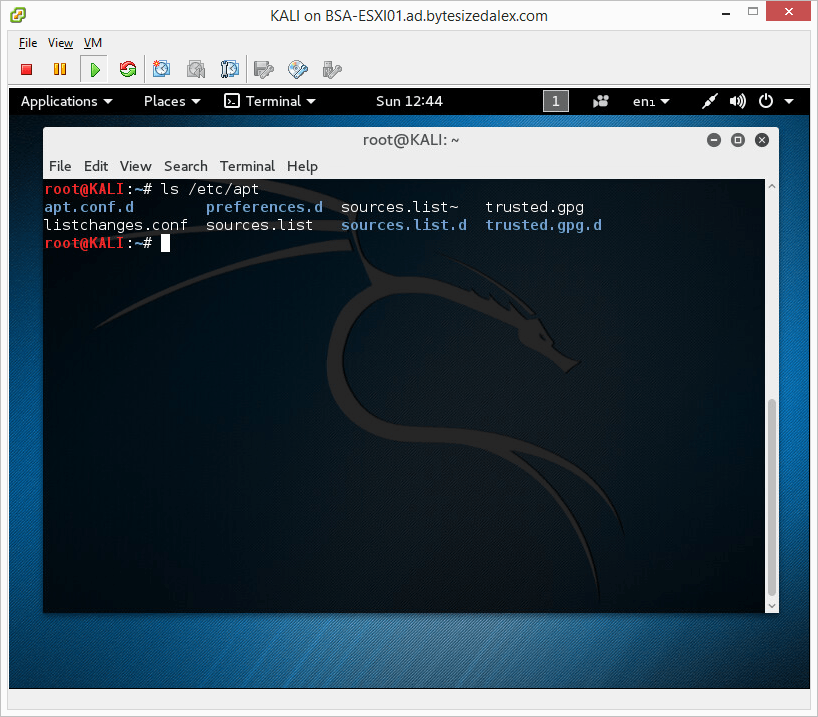 Kali Linux Apt Repositories Missing ByteSizedAlex